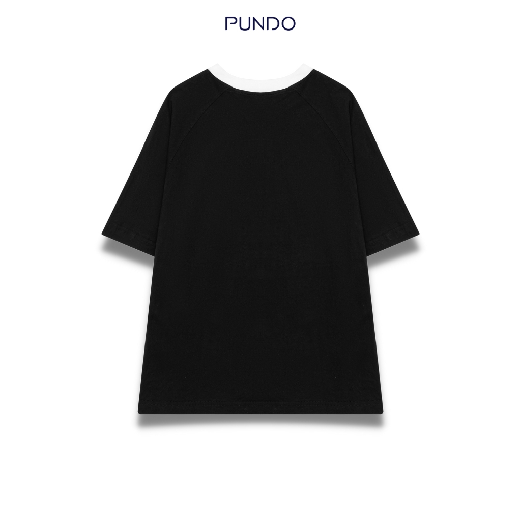 Áo thun unisex phối viền chất vải Cotton dày dặn ATPD82