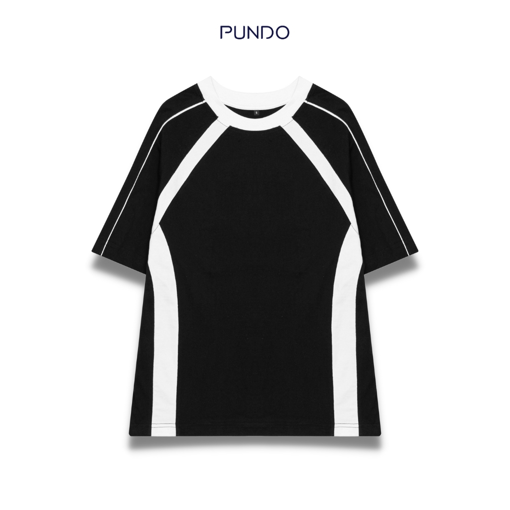 Áo thun unisex phối viền chất vải Cotton dày dặn ATPD82