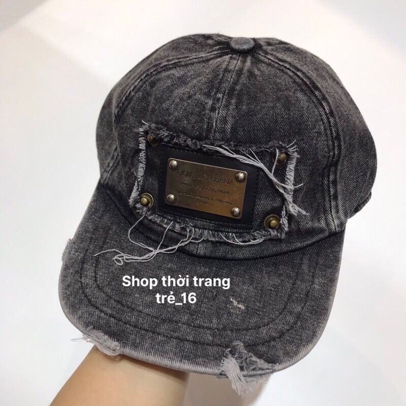 Mũ Lưỡi Trai Vải Bò Cá Tính Cho Nam - Hàng Cao Cấp Tự Chụp