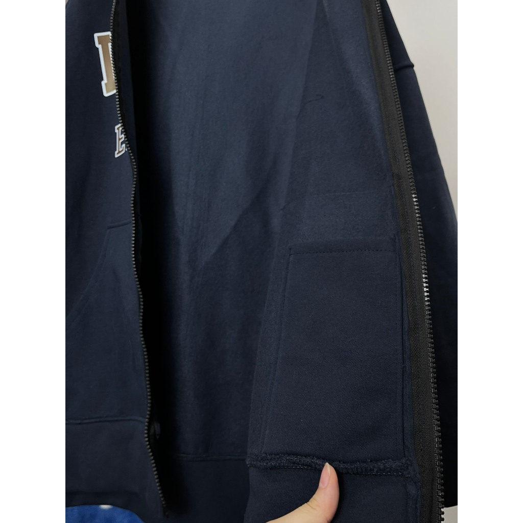 ÁO HOODIE ZIP XANH THAN LONDON K3 LUMIHOUSE