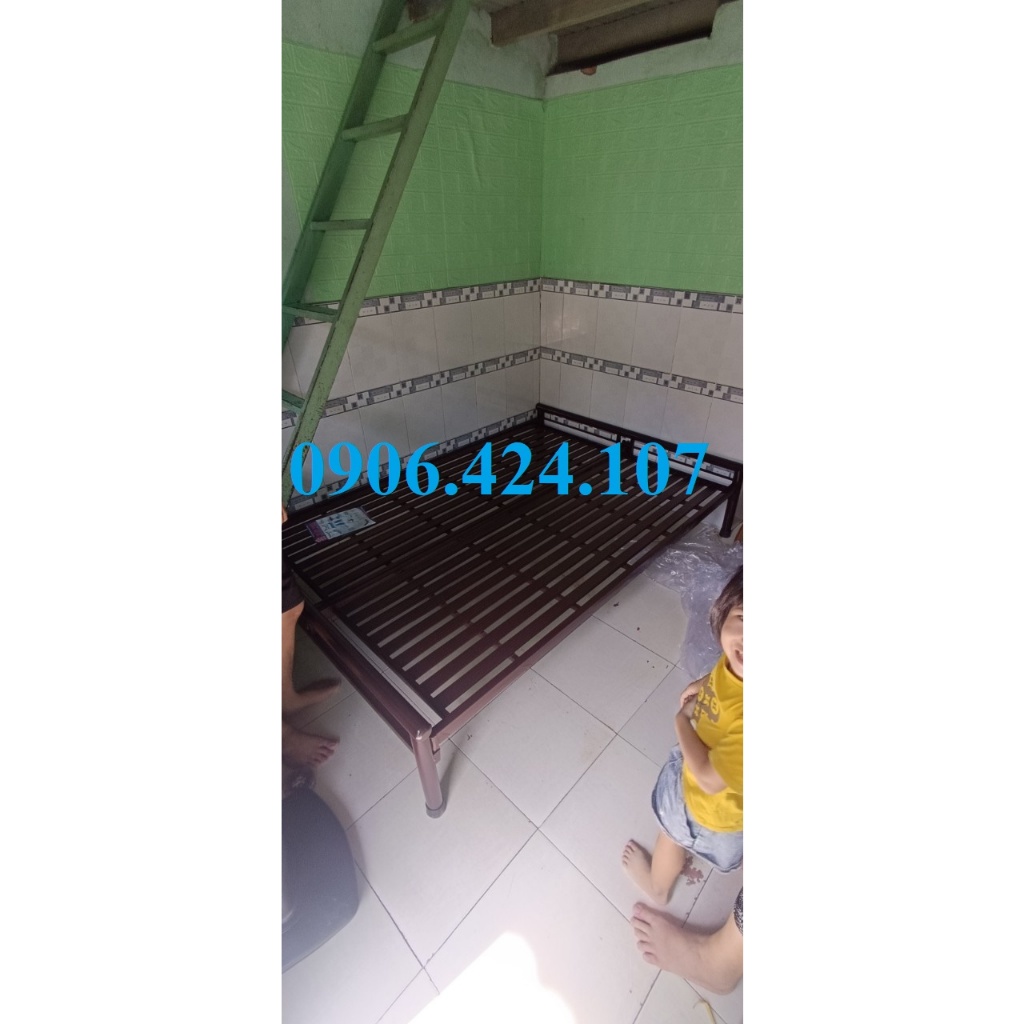 Giường sắt kiểu phản không đầu đuôi hàng hót