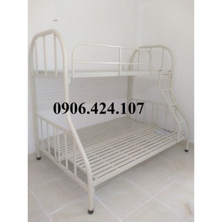 Giường Tầng Lệch Sắt Tròn
