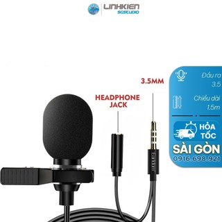 🔥 GIÁ SỈ 🔥 Micro cài áo mini giắc cắm 3.5mm tiện dụng dành cho ghi âm bằng điện thoại