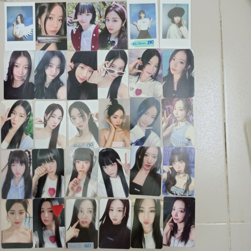 Photocard Unforgiven của LESSERAFIM YUNJIN, EUNCHAE, SAKURA, KAZUHA, CHAEWON chính hãng sẵn.