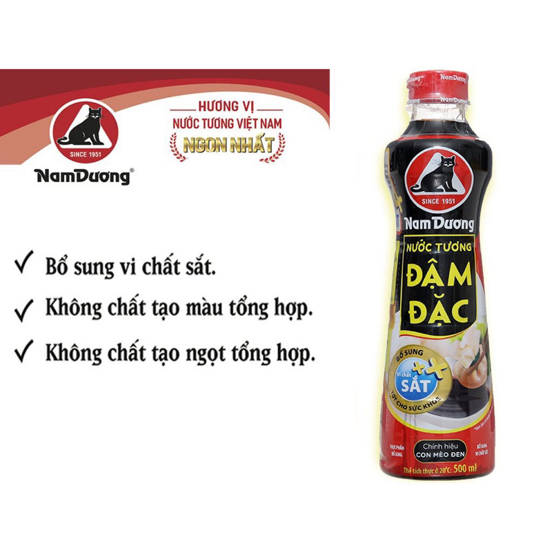Nước tương Nam Dương chai 280ml date 8/2024