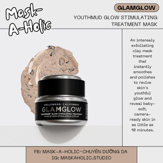 [Fullsize] Mặt nạ bùn GLAMGLOW YOUTHMUD Glow Stimulating Treatment Mask