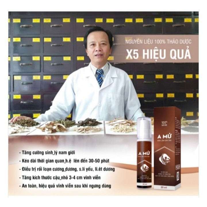 Chai Xịt S.lý A Mứ Chính Hãng - 20ml