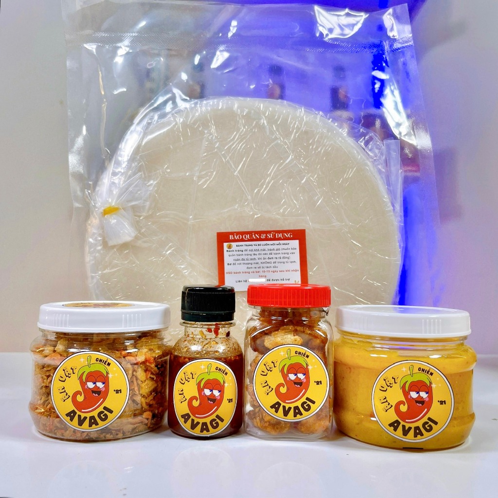 MUỐI BÉO AVAGI COMBO BÁNH TRÁNG
