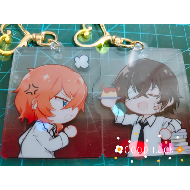 Móc khoá đôi Bungo Stray Dogs Dazai Chuuya Soukoku Shin Soukoku artist có bản quyền