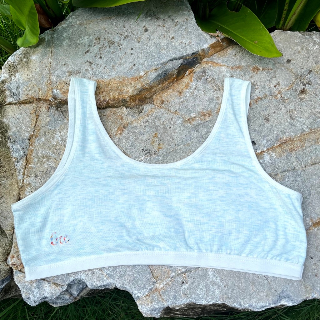 Áo Lá Cho Bé Gái Gee Sợi Tre, Áo Lót Nữ Học Sinh Cấp 1, Cấp 2 Cấp 3, Mặc Áo Dài Sợi Sồi, Mềm Mịn, Thoáng Mát, Thấm Hút