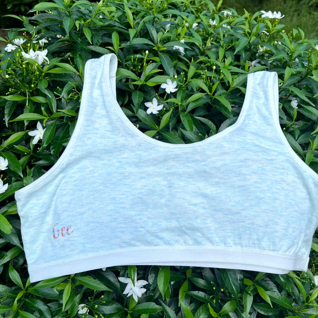 Áo Lá Cho Bé Gái Gee Sợi Tre, Áo Lót Nữ Học Sinh Cấp 1, Cấp 2 Cấp 3, Mặc Áo Dài Sợi Sồi, Mềm Mịn, Thoáng Mát, Thấm Hút