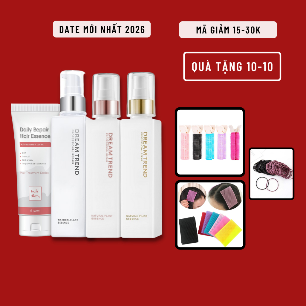 Tinh chất dưỡng tóc HAIR DIARY và AHA DREAM TREND tự chọn
