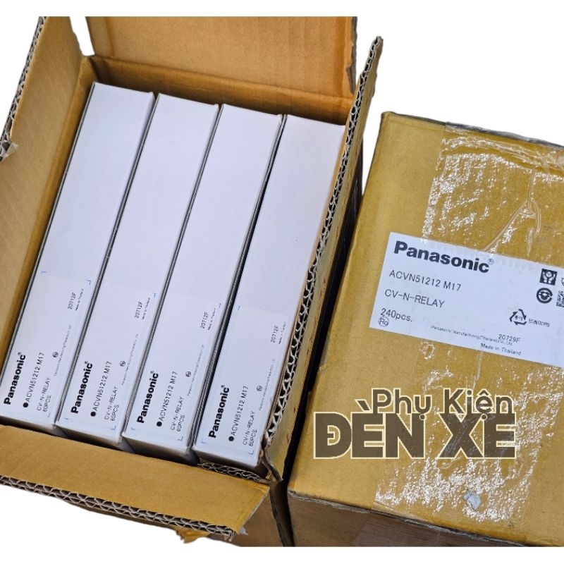 Relay Panasonic 4 chân , chống nước , max 100A . Sản xuất ThaiLand