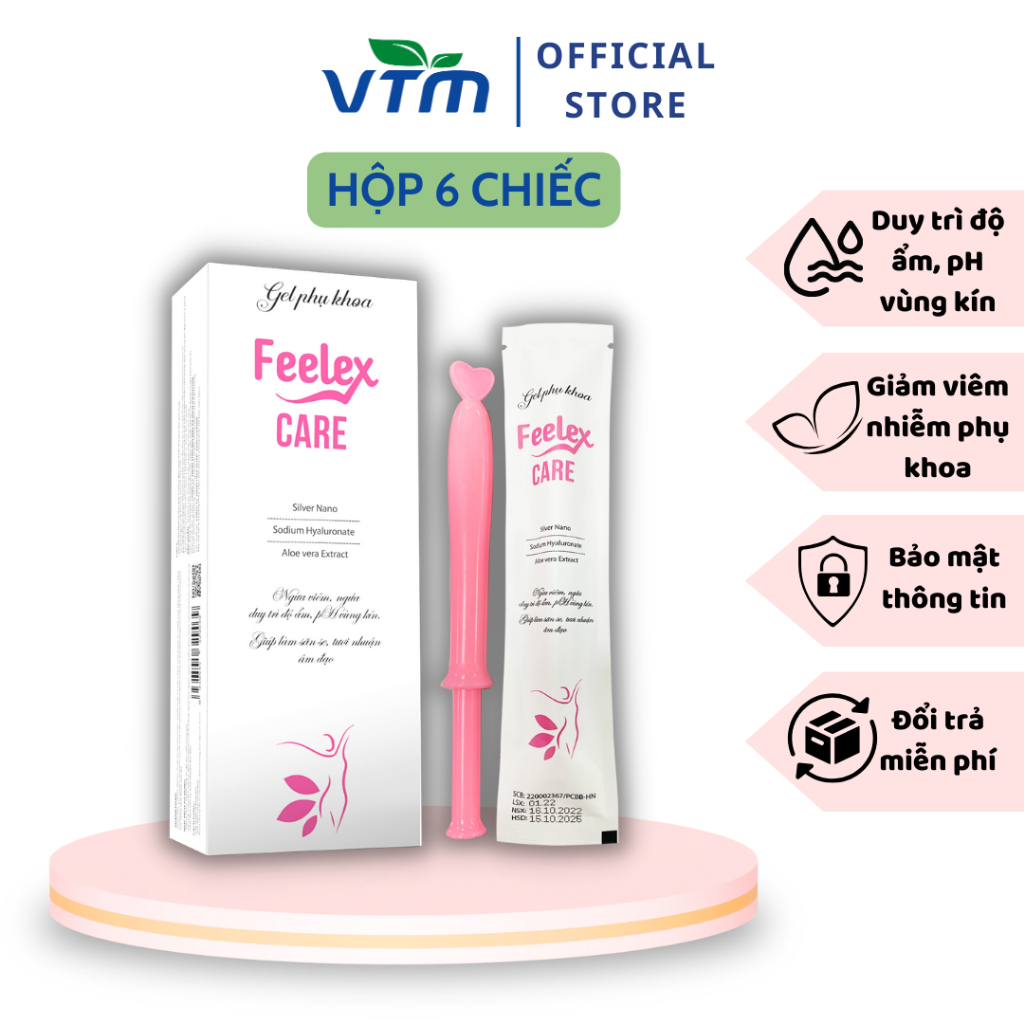 Hộp 06 chiếc đũa thần inner Feelex Care, vệ sinh vùng kín phụ nữ toàn diện, an toàn, tiện lợi