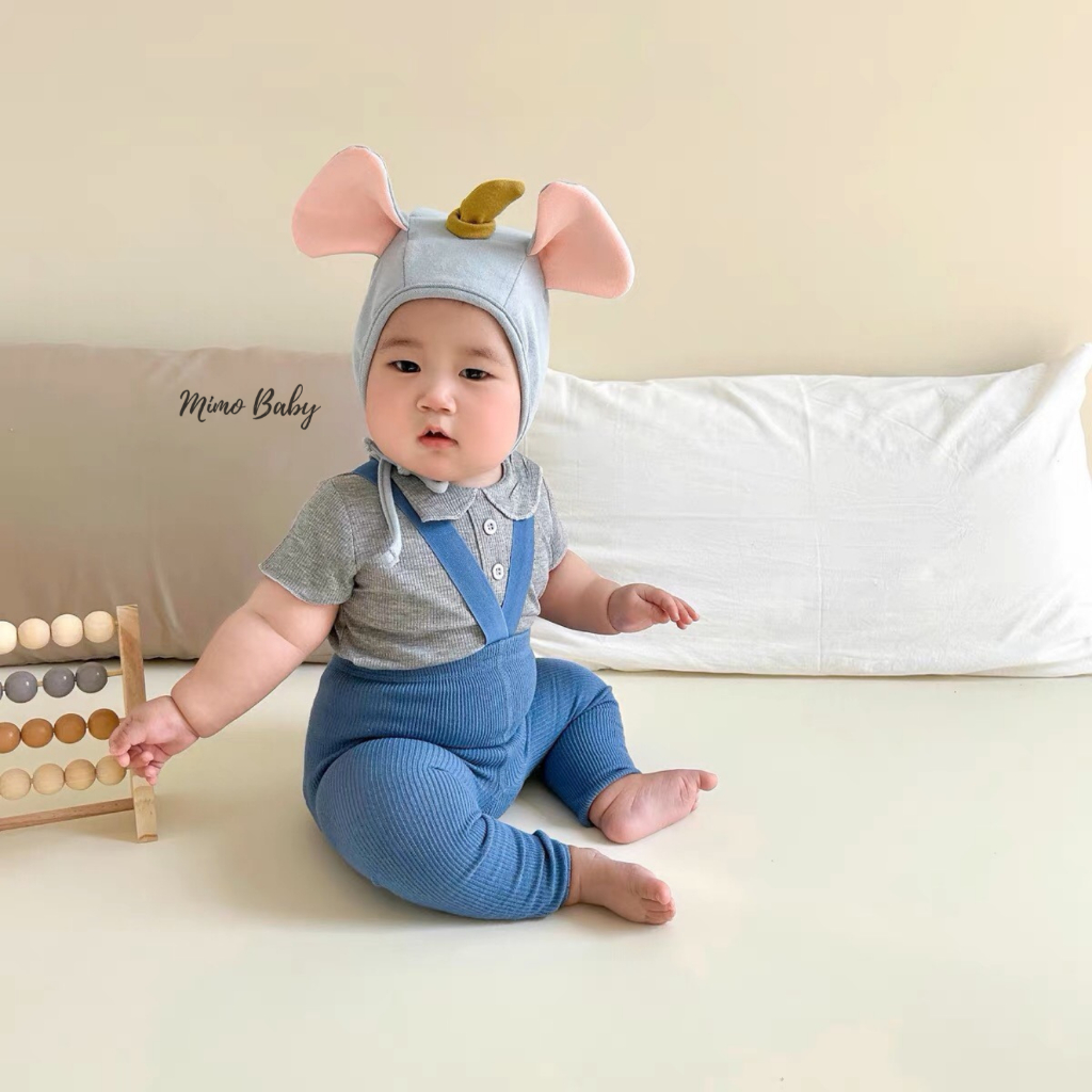 Quần tất yếm dệt kim phiên bản không bàn style Hàn Quốc cho bé QA105 Mimo Baby