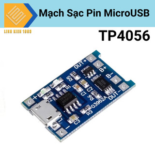 Tp4056 mạch sạc pin microusb 1a