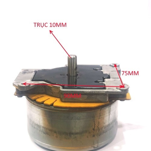 Động cơ không chổi than 24V ASMO 9.4W siêu khỏe chế phát điện, chế quạt công nghiệp