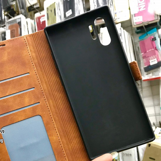 Bao da Forwenw dạng ví có ngăn cài thẻ cho Samsung Note 10, Note 10 Plus