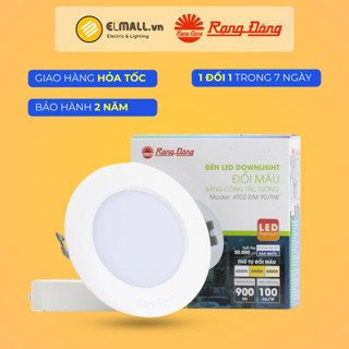  Đèn led âm trần Rạng Đông 7W 9W AT02 downlight đổi màu - ELMALL 