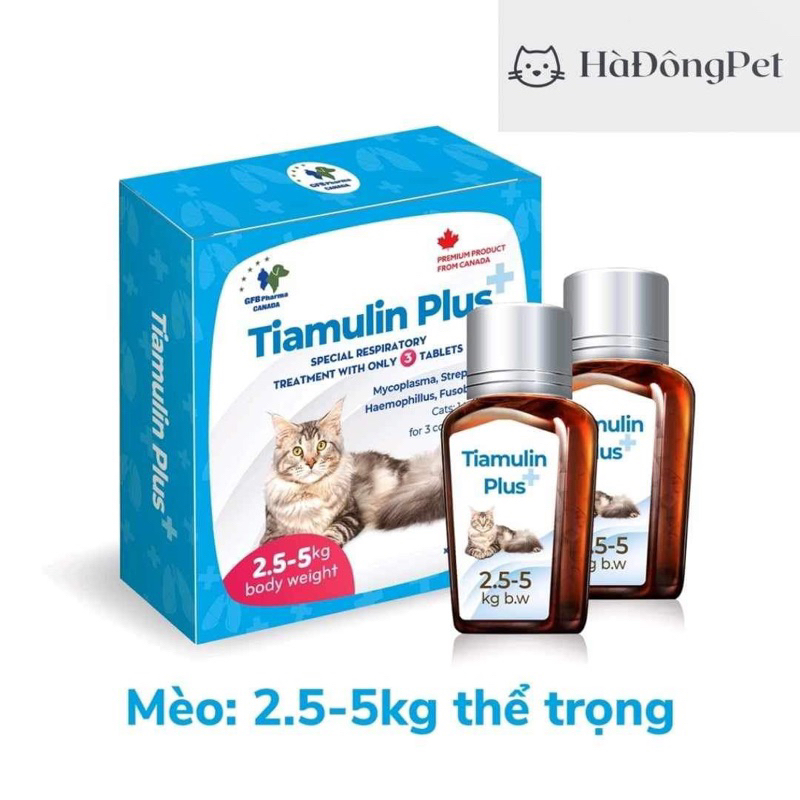 Tiamulin Plus - Hỗ trợ hô hấp cho mèo