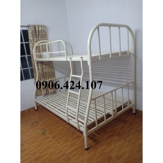 Giường Tầng Lệch Sắt Tròn
