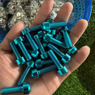 Ốc 6li trụ titan gr5 , ốc 6li10,15,20,25,30,35,40,50,60,65,70,80,90,100