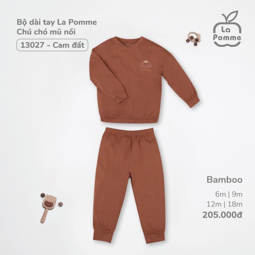 Lapome - Bộ dài tay chú chó mũ nồi LP13027