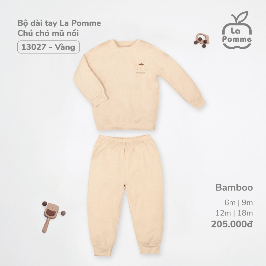 Lapome - Bộ dài tay chú chó mũ nồi LP13027
