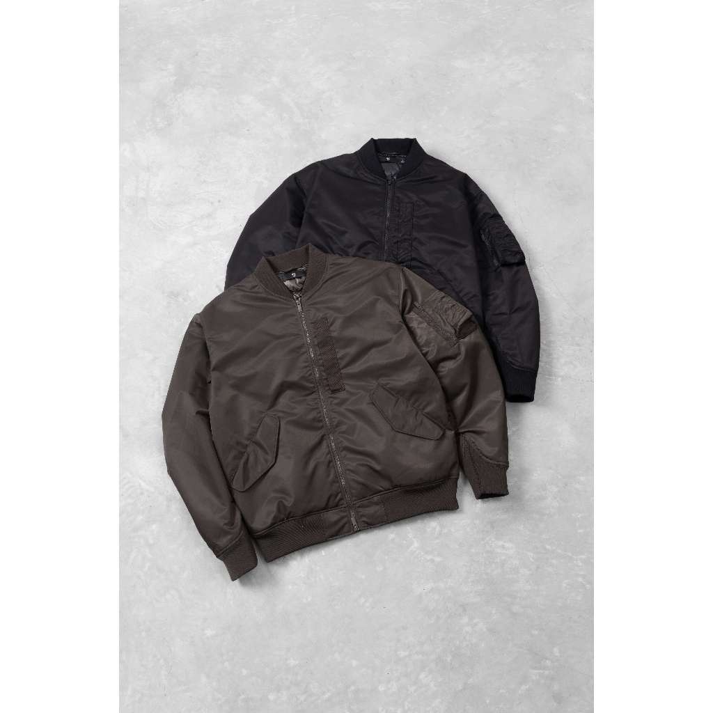 U.NI.Q.LO +J HYBRID DOWN OVERSIZED MA-1