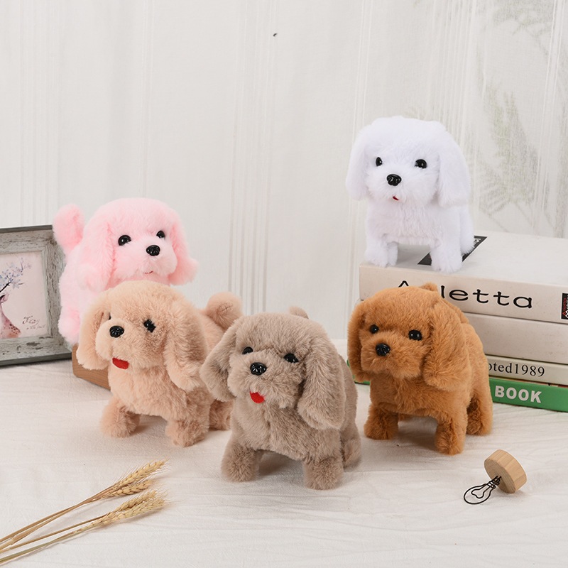 Đồ Chơi Chó Cún Con Kích Thước Lớn Biết Sủa Quẫy Đuôi Phát Nhạc Thông Minh Tự Động Đa Năng Cho Bé Hamiha-ĐC33