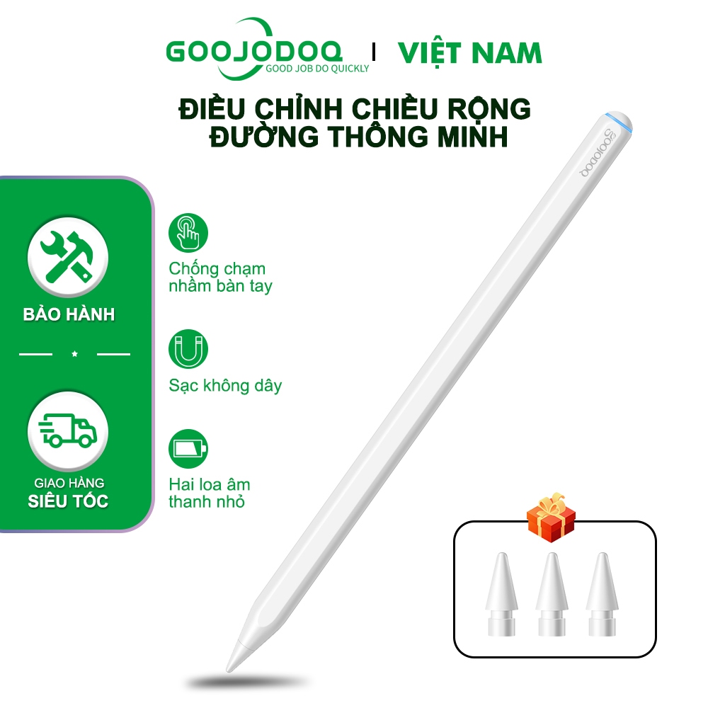 Bút cảm ứng GOOJODOQ GD13 2022 Mới Sạc Không Dây Stylus Màn Hình Cảm Ứng Cho Ipad Air 4 Air 5 Pro 11 12.9 2020 2018 2019