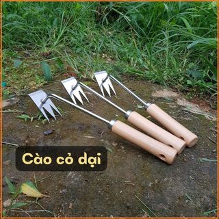 Dụng cụ làm vườn, nhổ cỏ dại, cào cỏ vườn bằng thép không gỉ