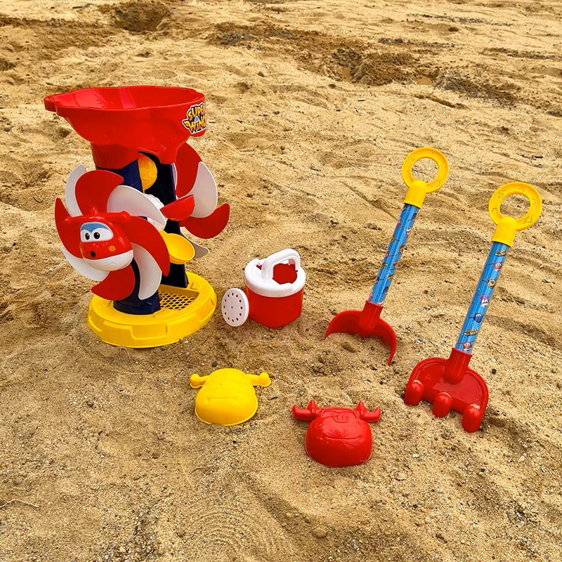 Đồ chơi guồng quay xúc cát,hạt muồng,hạt sứ, bộ đồ chơi xúc cát đi biển cho bé