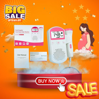 Máy nghe nhịp tim thai tại nhà , đo tim thai từ 12 tuần an toàn cho bé