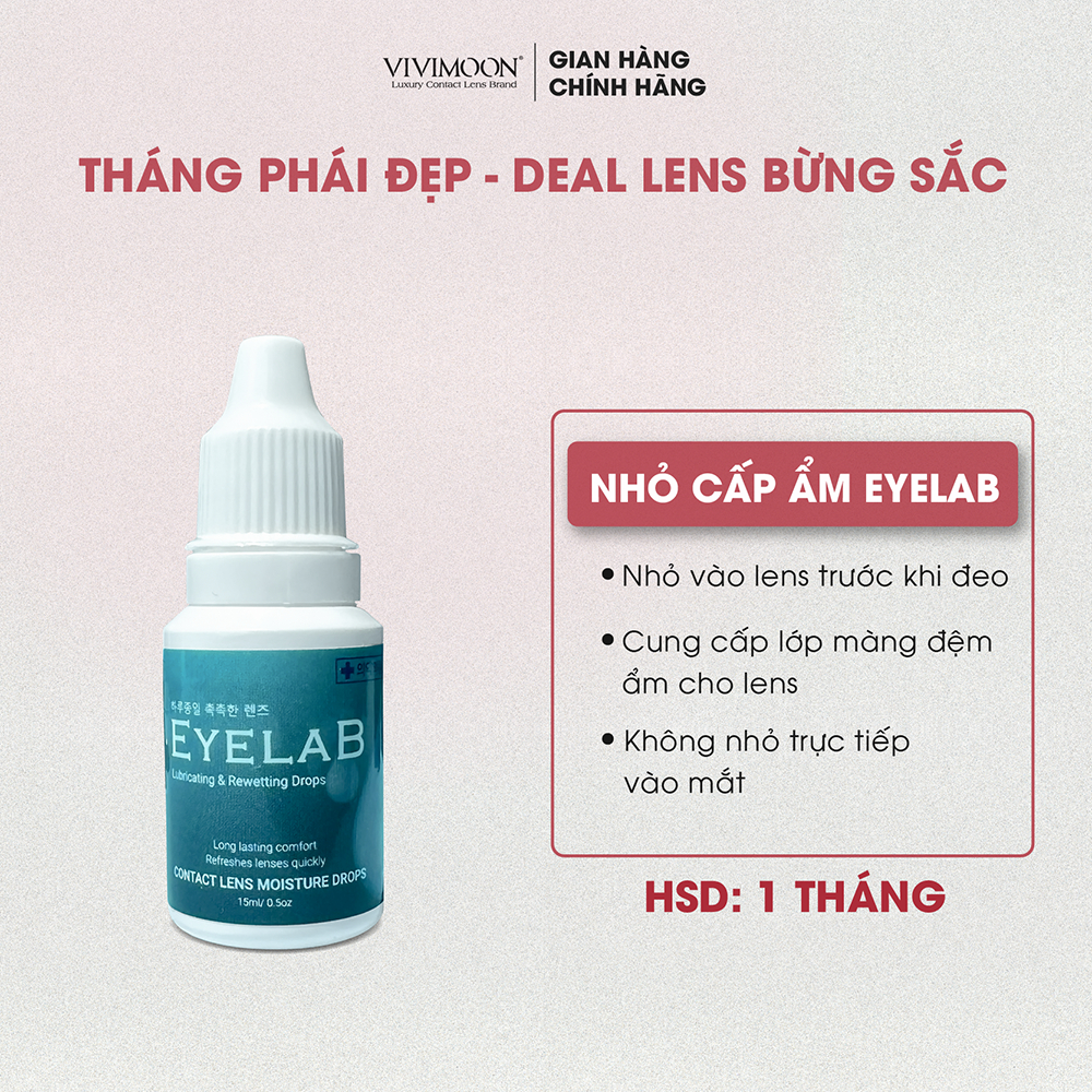 Nước nhỏ cấp ẩm VIVIMOON LENS cho kính áp tròng Eyelab