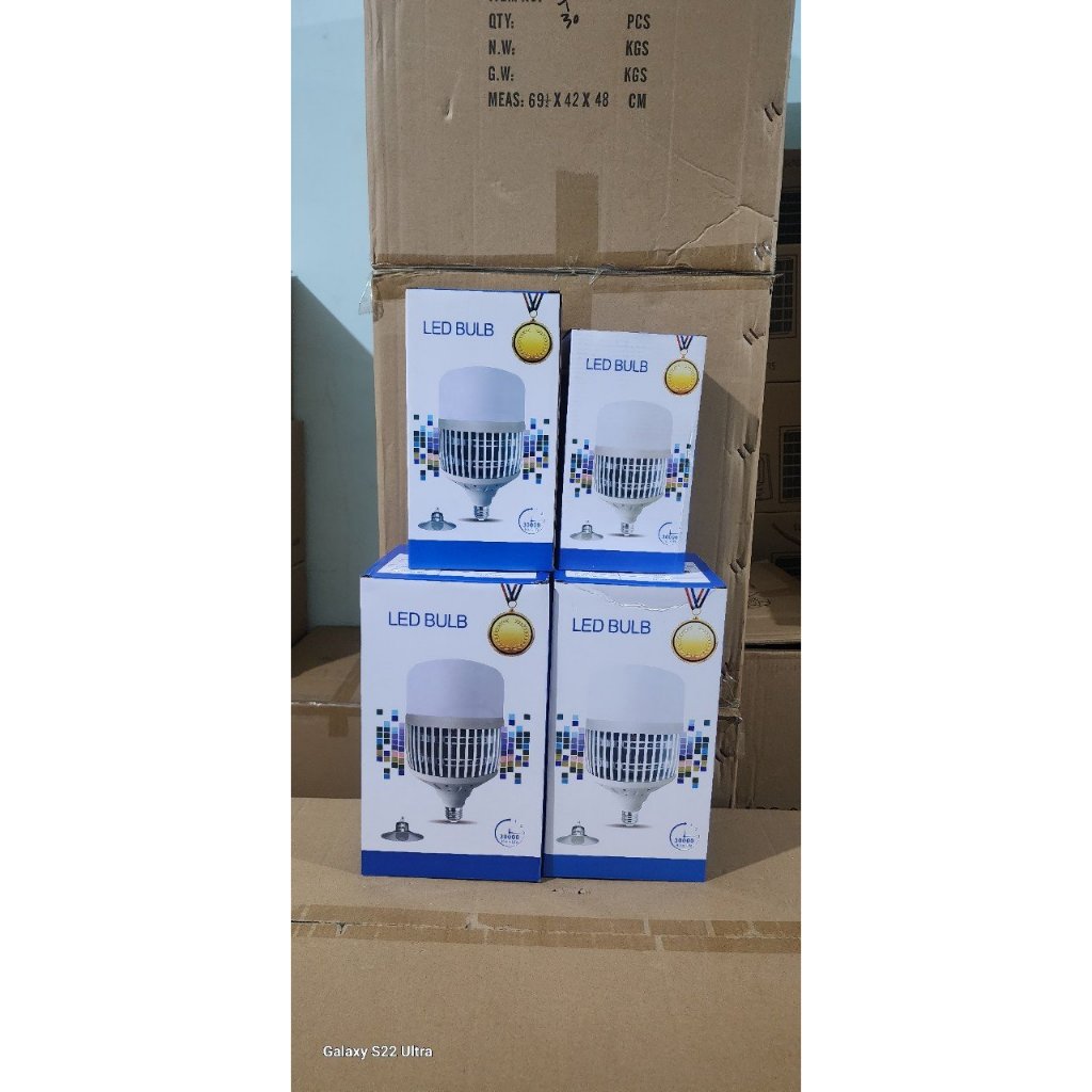 Bóng đèn LED búp trụ 50W - 80W - 100W - 150W  ánh sáng trắng bóng led thân nhôm tản nhiệt tiết kiệm điện siêu sáng