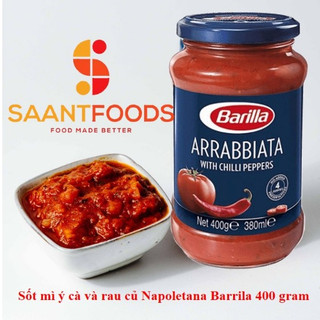 Sốt mì ý cà và rau củ Napoletana Barrila 400 gram / 200 gram