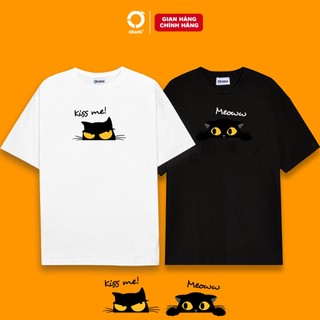 Áo đôi Kiss me Meow Orans Classic chất cotton 4C fullbox - Orans basic