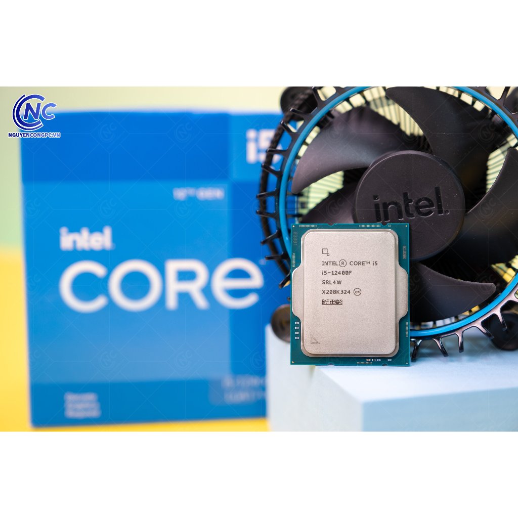Bộ vi xử lý CPU Intel Core I5 12400F đời 12 LGA1700 6 nhân 12 luồng 4.4GHz 65W Tray không fan - BH 36 tháng