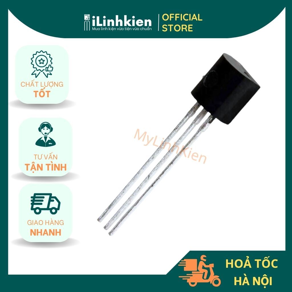 S8050 S8550 transistor 0.5A 25V chất lượng cao túi 10 con.