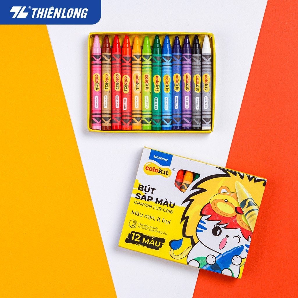 Sáp màu Colokit CR-C016  - VỎ NGẪU NHIÊN