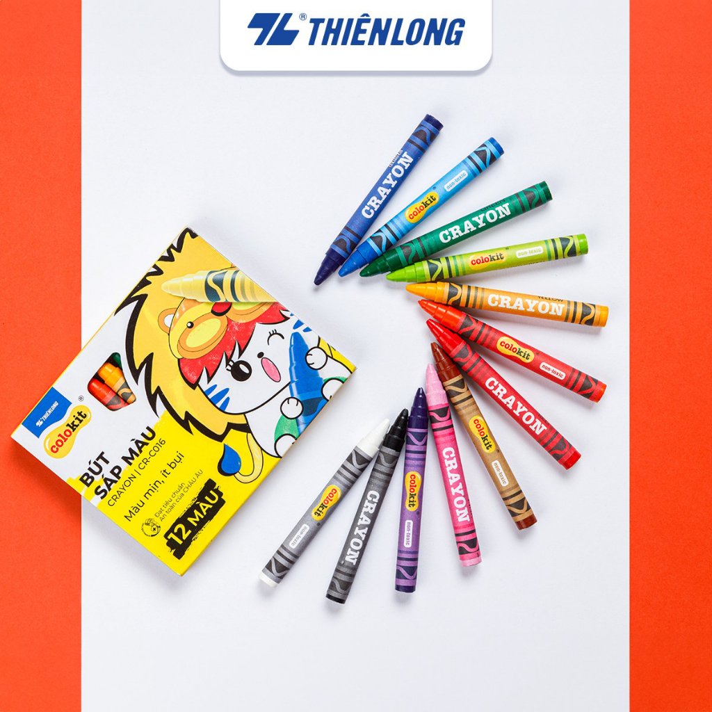 Sáp màu Colokit CR-C016  - VỎ NGẪU NHIÊN