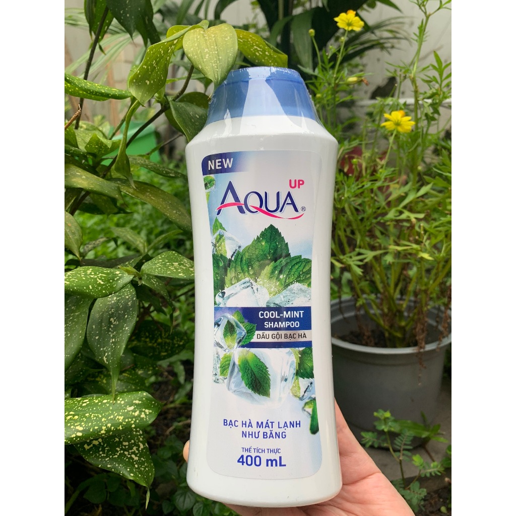 Dầu gội Aqua Up hương bạc hà mát lạnh 400ml