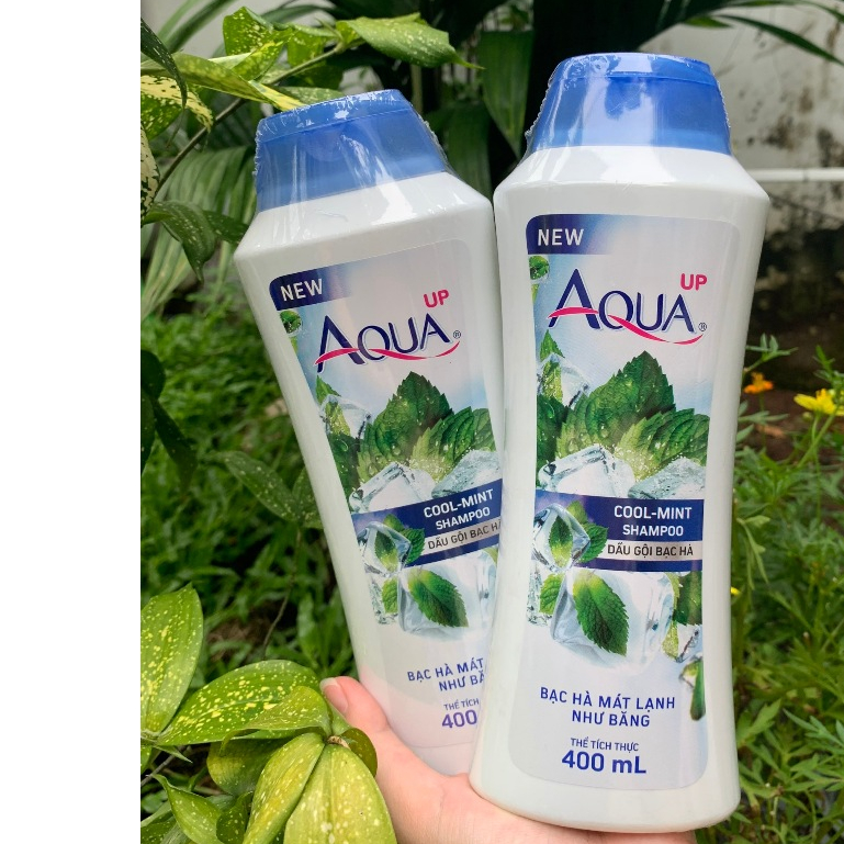 Dầu gội Aqua Up hương bạc hà mát lạnh 400ml