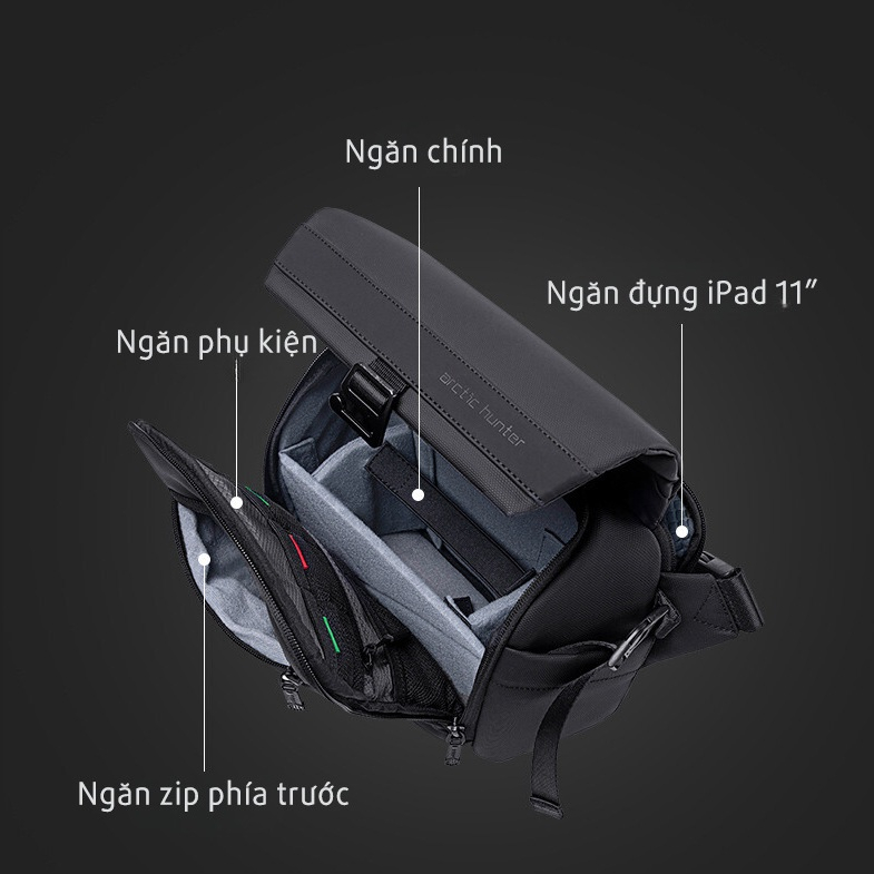 Túi xách máy ảnh du lịch - ARCTIC HUNTER - AH576