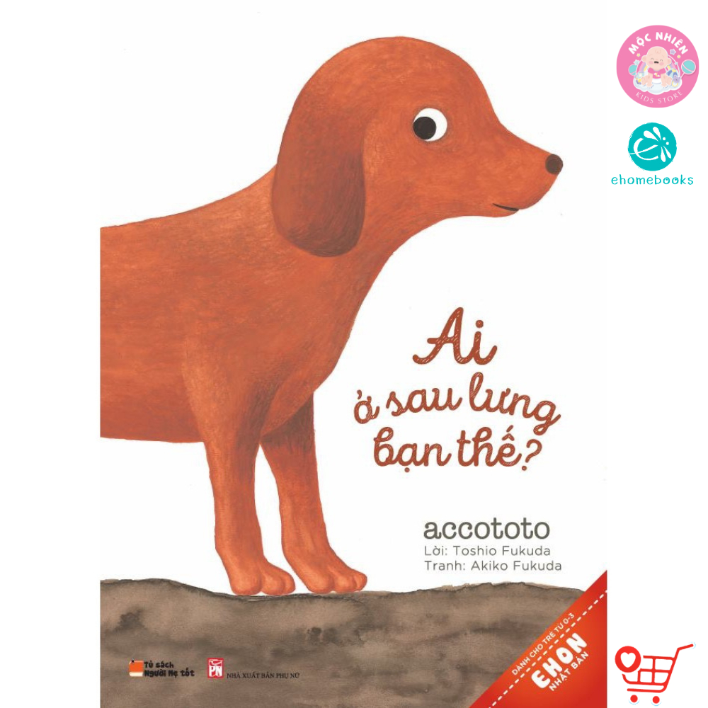 Sách Ehon Nhật Bản - Ai ở sau lưng bạn thế? - Combo 6 quyển - Ehomebooks