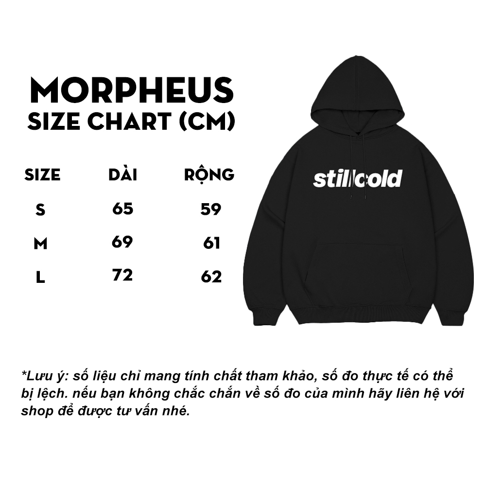 Áo khoác nỉ bông HOODIE Morpheus 100 cotton Basic Màu Đen, Xám 100% Cotton