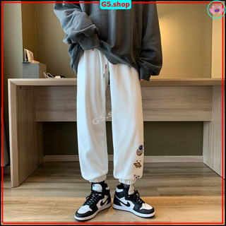 Quần Dài Vũ Trụ ống Bo chất Nỉ - Quần jogger Nữ thể thao unisex dày dặn phong cách Ulzzang - g5.shop S0