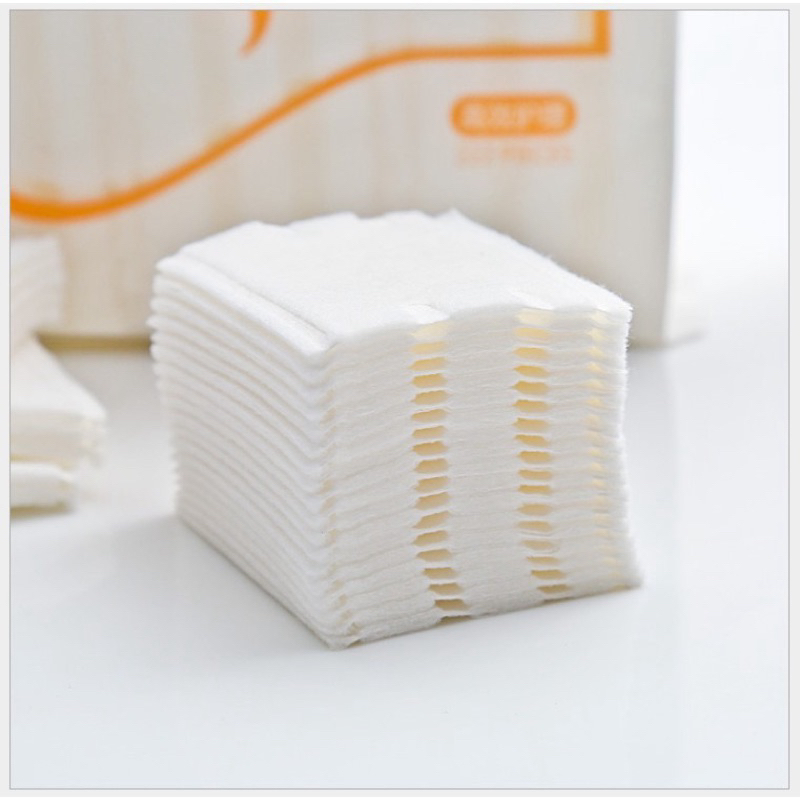 Bông Tẩy Trang 3 Lớp 222 Miếng Cotton Pad Mèo - Siêu Dày, Siêu Mềm Mịn