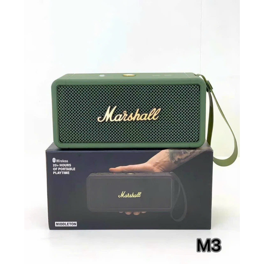 Loa Bluetooth Marshall Middleton M3 Công Xuất 20w Pin Sử Dụng 10 giờ Bảo Hành 12 Tháng LINKEETECH